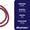 The Bead Chest Natural 10mm Wooden Beads in Red for Jewelry Making – Round Loose Wood Spacer Beads I Approximately 40 Beads